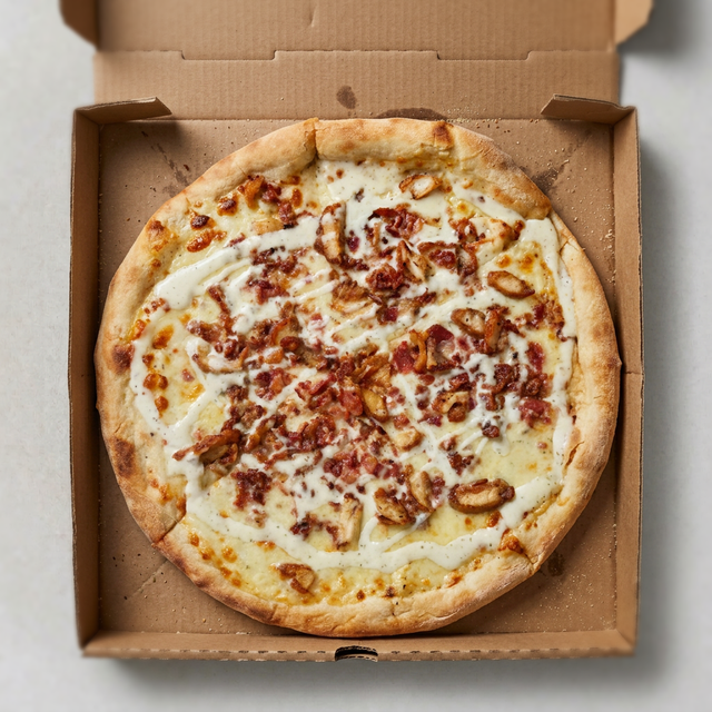 Chicken Bacon Ranch Pizza.